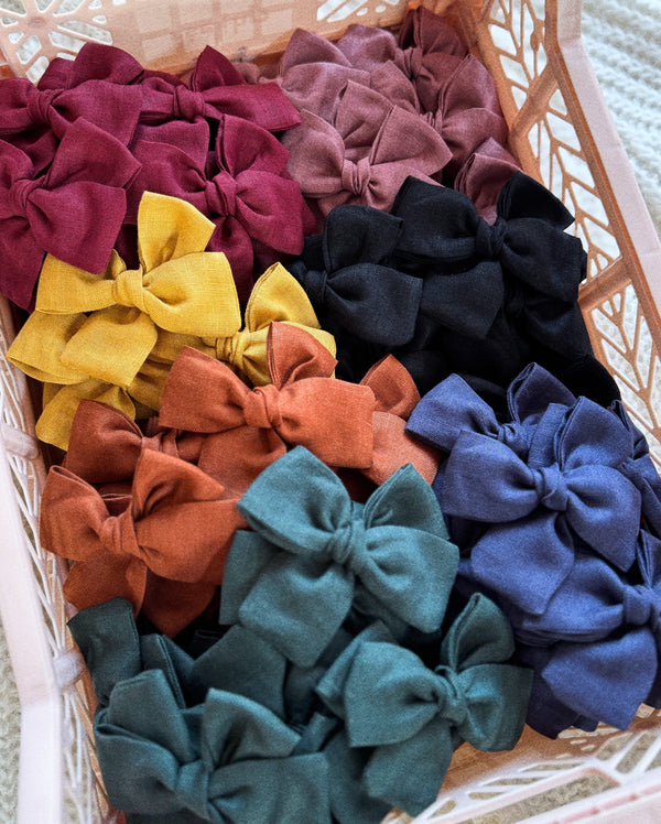 Linen Solid // Hand-Tied