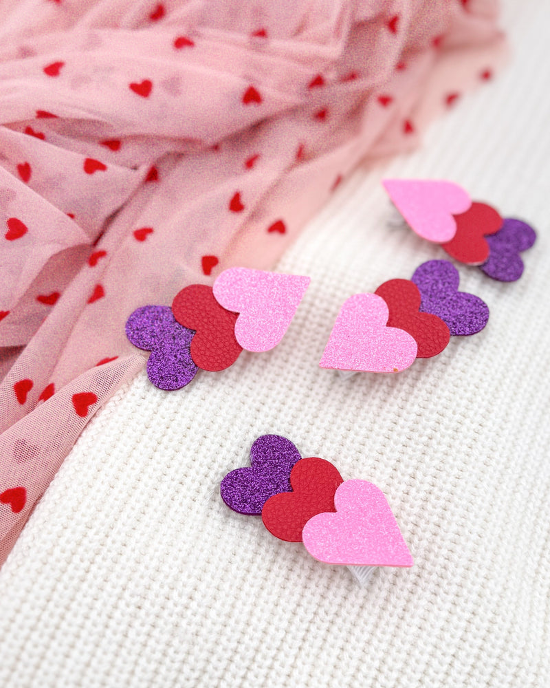 Trio Hearts  // Specialty Clip