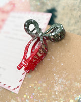 Christmas Bow // Claw Clip