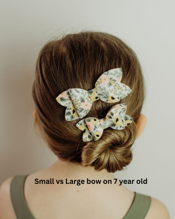 Bunnies & Flower Stripes  (Mock up) // Bows