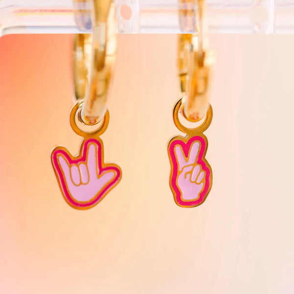 Peace and Love Charm