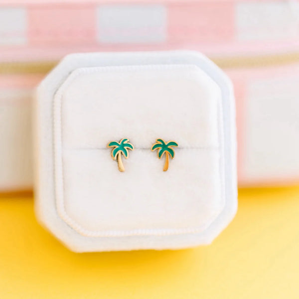 Palm Tress // SCREW BACK Earrings