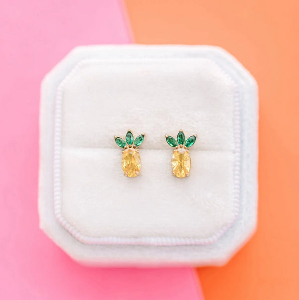 Pineapple // SCREW BACK Earrings