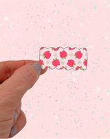 Pre-Order // Apples on Pink // Snap Clip