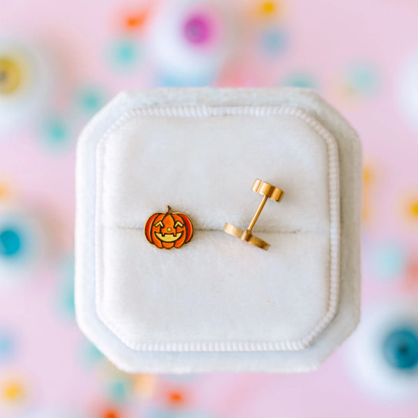PRE ORDER  PUMPKINS // Screw Back Earrings