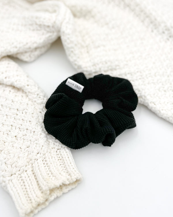 Black Waffle // Scrunchies