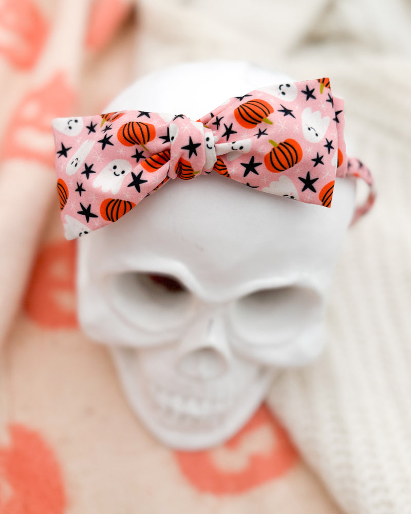 Pumpkins and Ghosts // Bow Headband