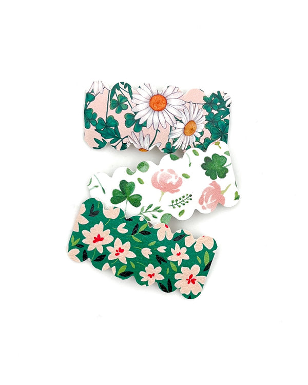 Lucky Floral // Snap Clips
