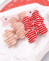 Felt Stripes // Pattern Bow