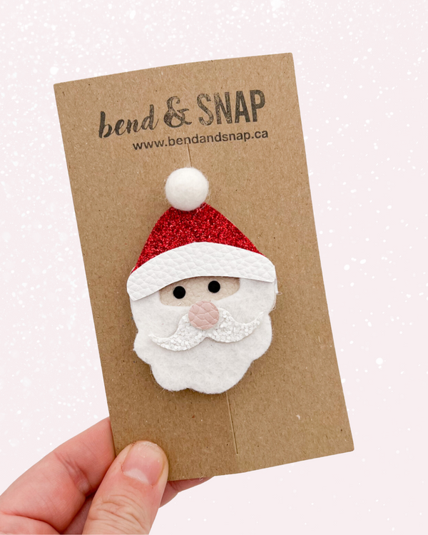 Santa Claus With Red Hat // Specialty Clip