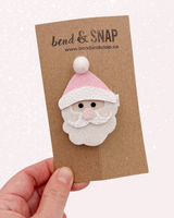 Santa Claus With Pink Hat // Specialty Clip