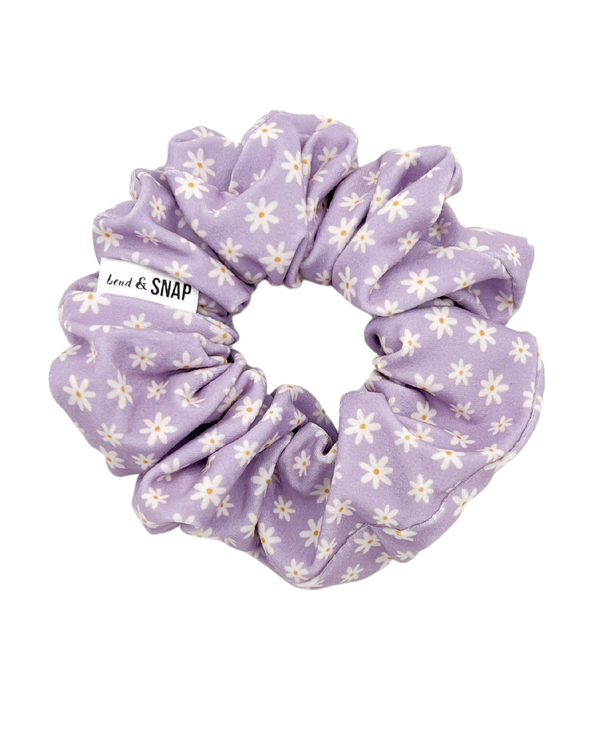Daisies on Purple // Scrunchies