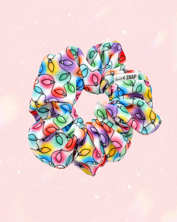 Lights on White // Scrunchies