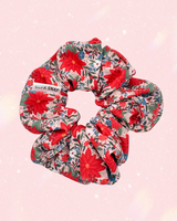 Pink Floral // Scrunchies