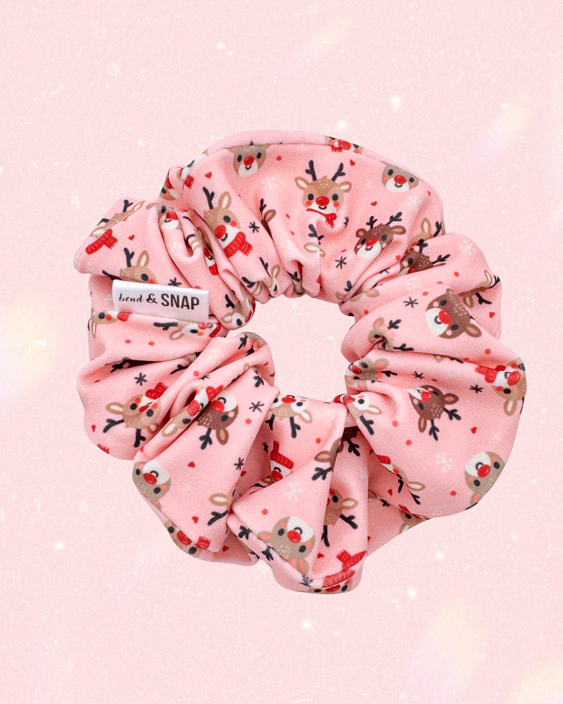 Deer on Pink // Scrunchies