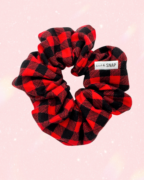 Flannel Buffalo Plaid // Scrunchies