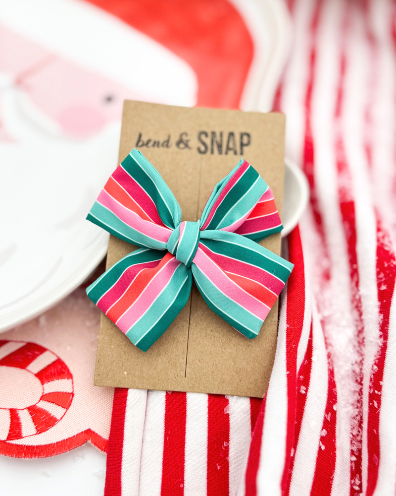 Christmas Stripes // Hand-Tied