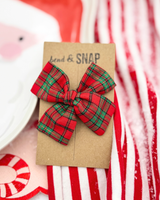 Christmas Tinsel Plaid  // Hand-Tied