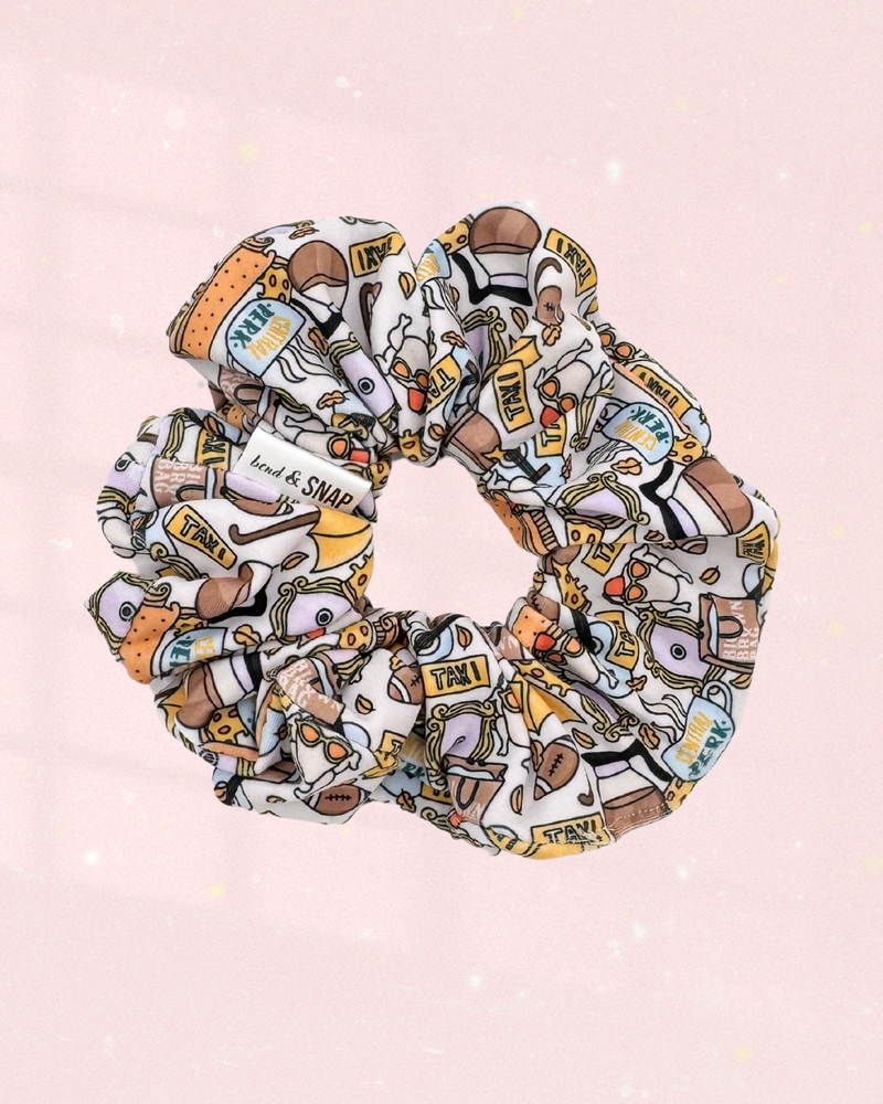 90s Pals on White // Scrunchies