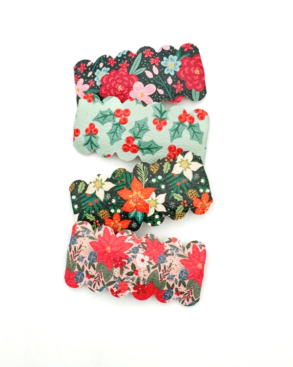 Christmas Floral // Snap Clip