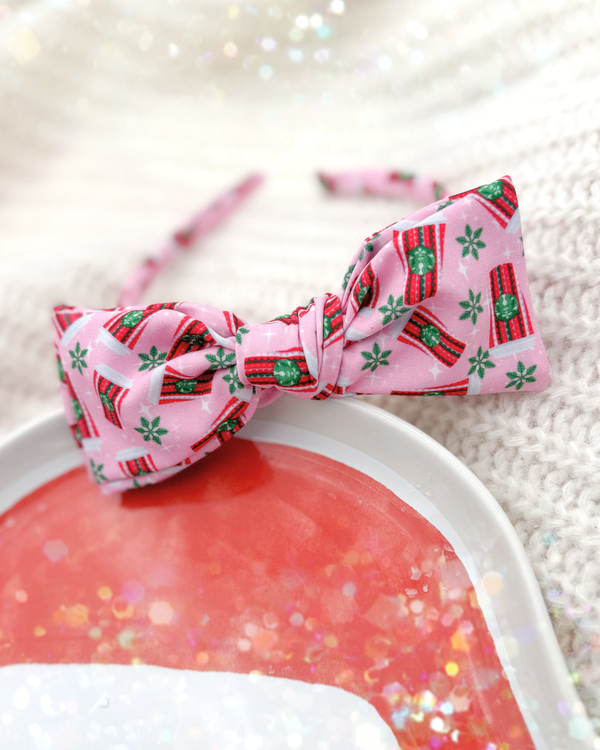 Festive Coffees  // Bow Headband