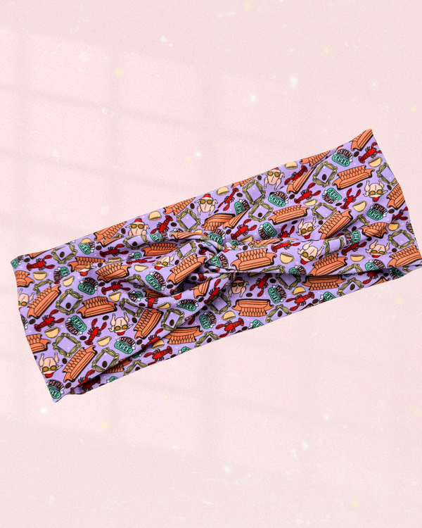 90s Pals on Purple // Adult Headband