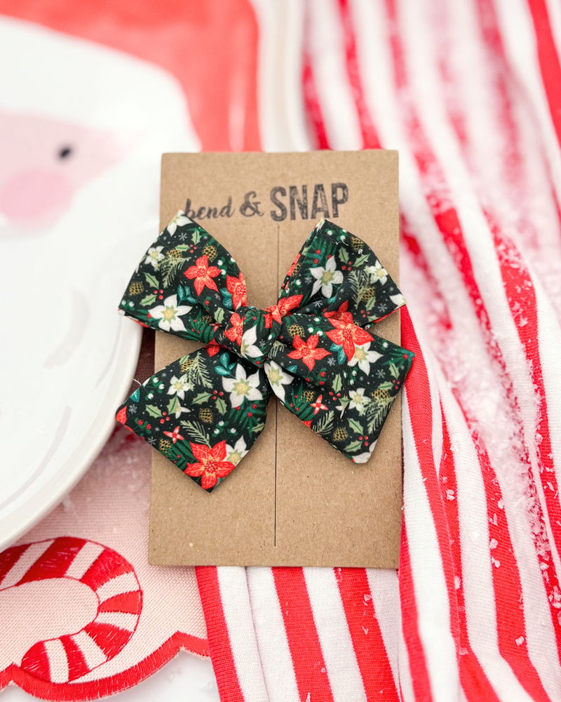 Poinsettia Floral  // Hand-Tied