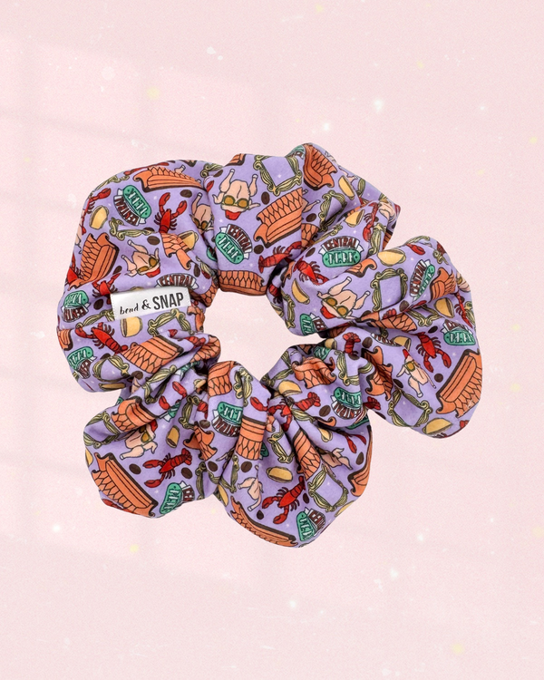 90s Pals on Purple // Scrunchies