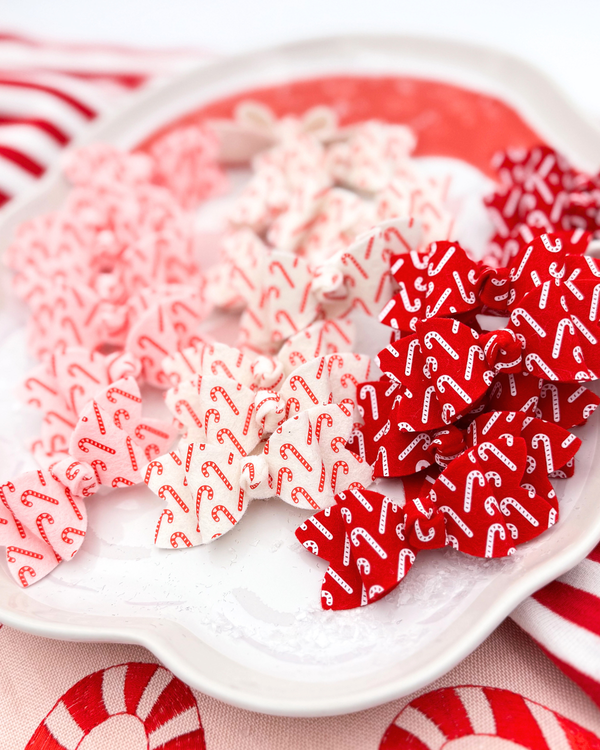 Felt Candy Canes  // Pattern Bow