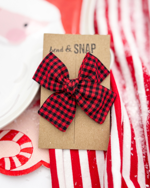 Buffalo Plaid // Hand-Tied