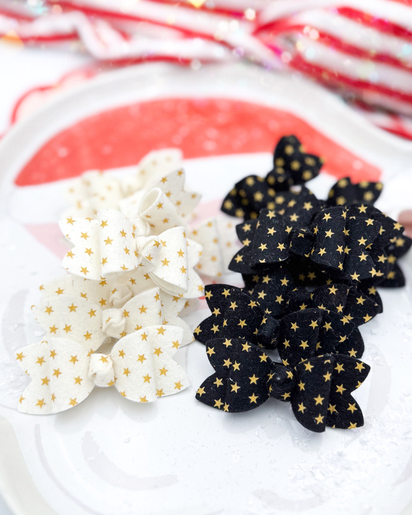 Felt Gold Stars // Pattern Bow