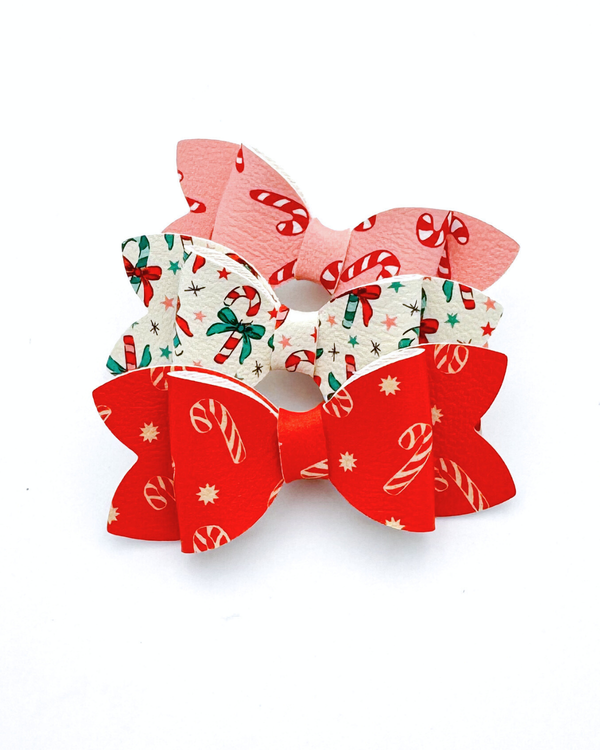 Candy Canes // Pattern Bows