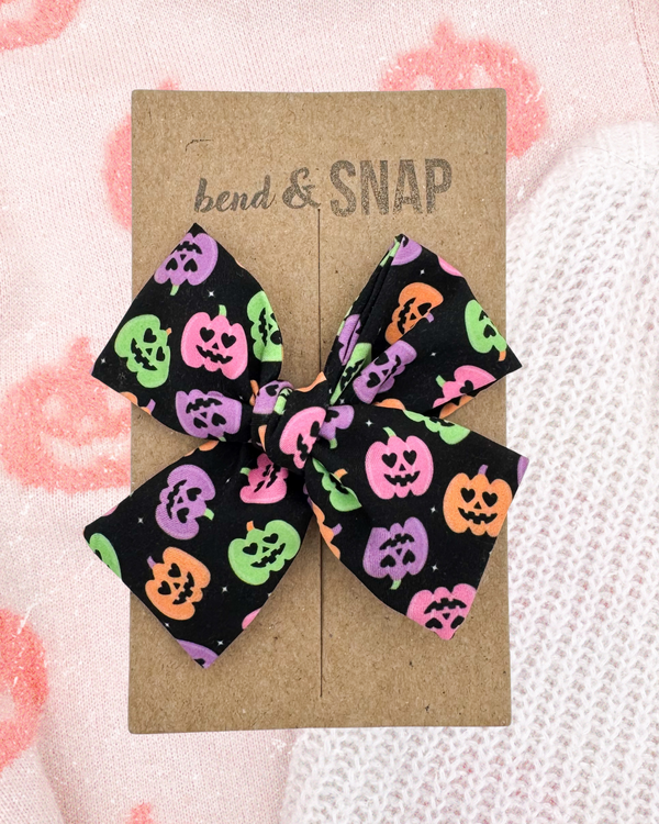 Neon Pumpkins // Hand-Tied