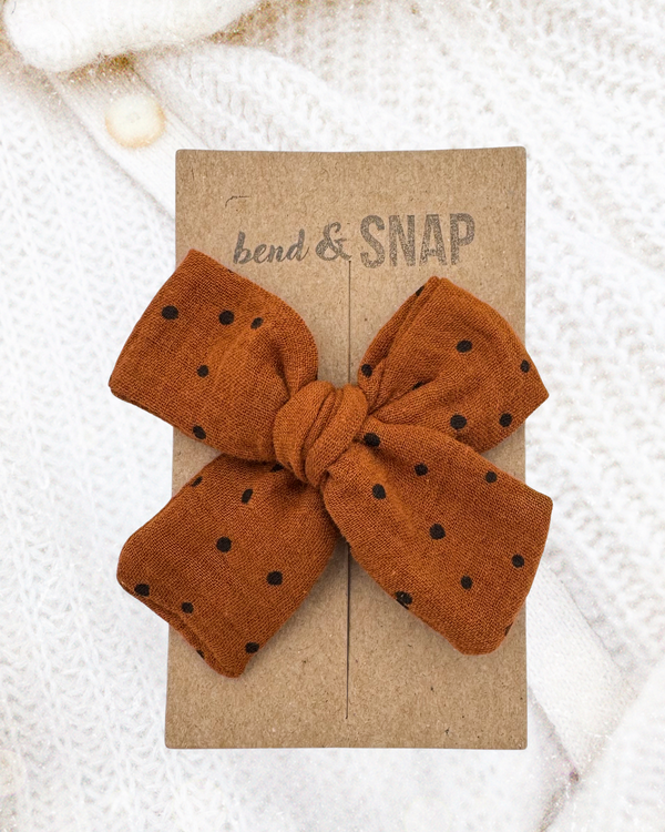 Dots on Gingerbread // Hand-Tied