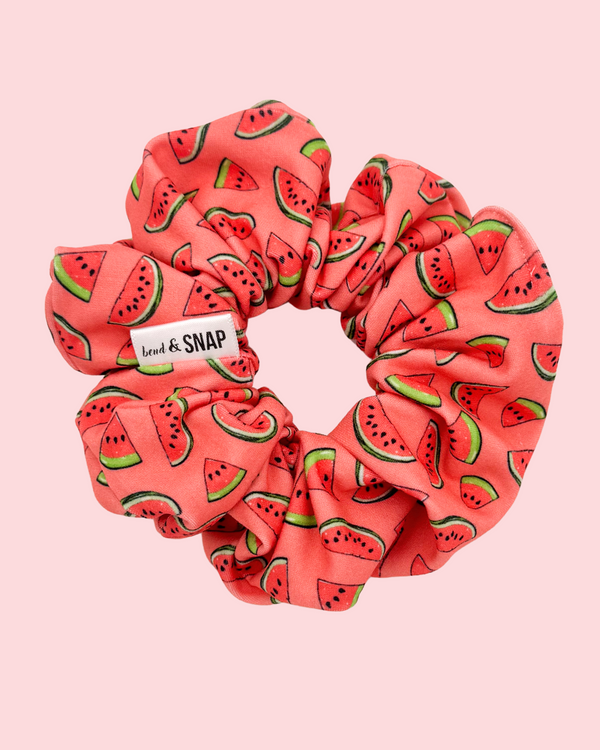 Melon on Hot Pink // Scrunchies