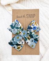 Blue Floral // Hand-Tied