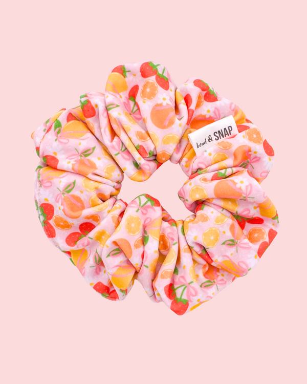 Citrus & Strawberries // Scrunchies