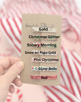 Glitter Christmas // Bar Clips