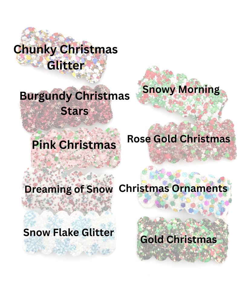 Christmas Glitter  // Snap Clips