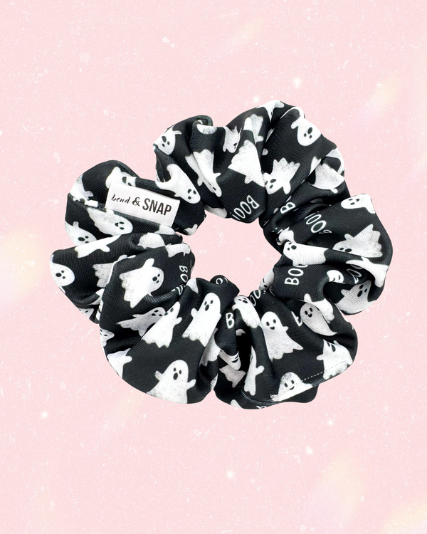 Ghosts on Black // Scrunchies