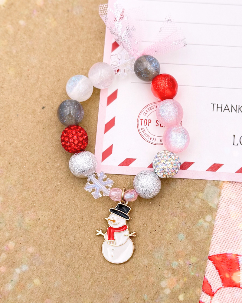 Snowmen // Child & Adult Bracelet
