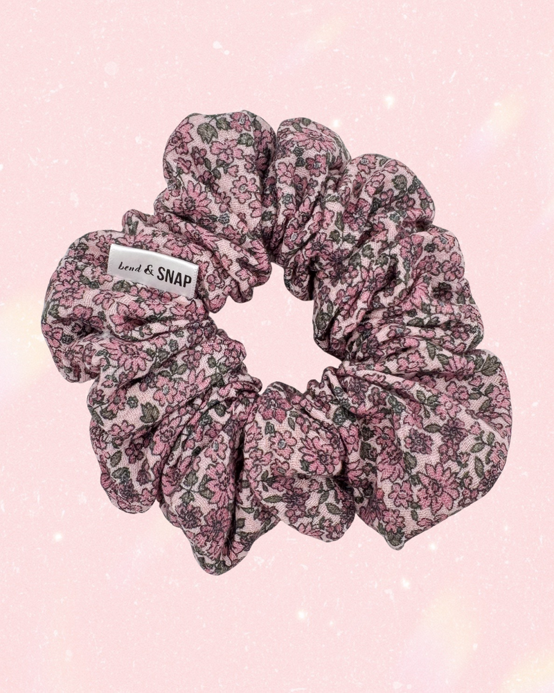 Floral Double Gauze // Scrunchies