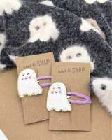 PRE ORDER Large Ghost Patch //  Snap Clip