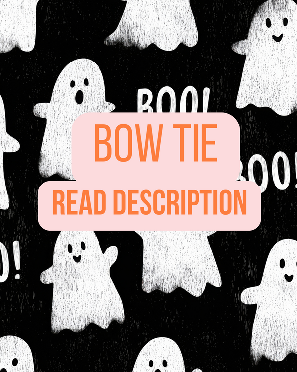Halloween Bow Ties  (read description) // Leather Bow Tie