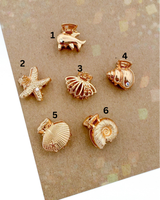 Seashells // Mini Claw Clip