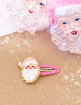 Large Santa Patch //  Snap Clip