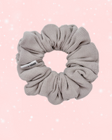 Ribbed Greige / Ribbed Scrunchies