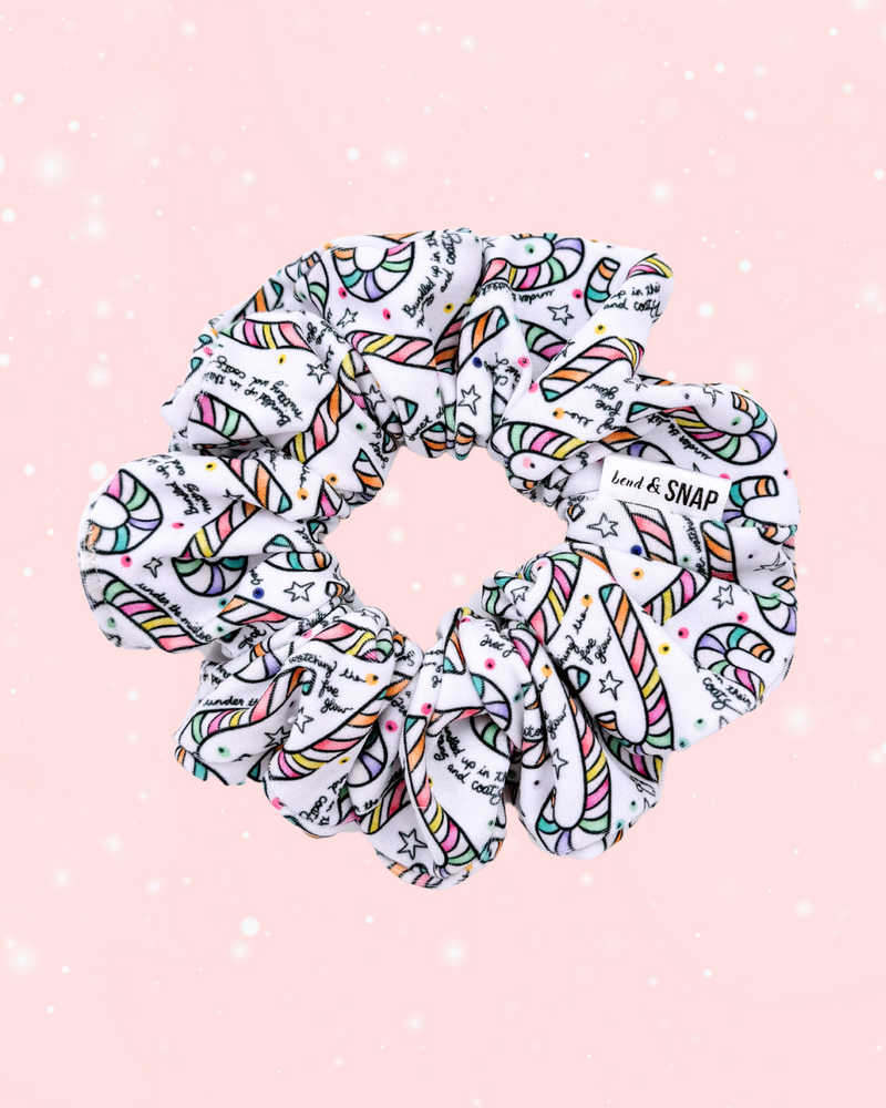 Candy Canes and Quotes // Scrunchies