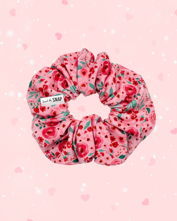 Valentine's Day Floral // Scrunchies