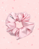 Pink  Satin  // Scrunchies